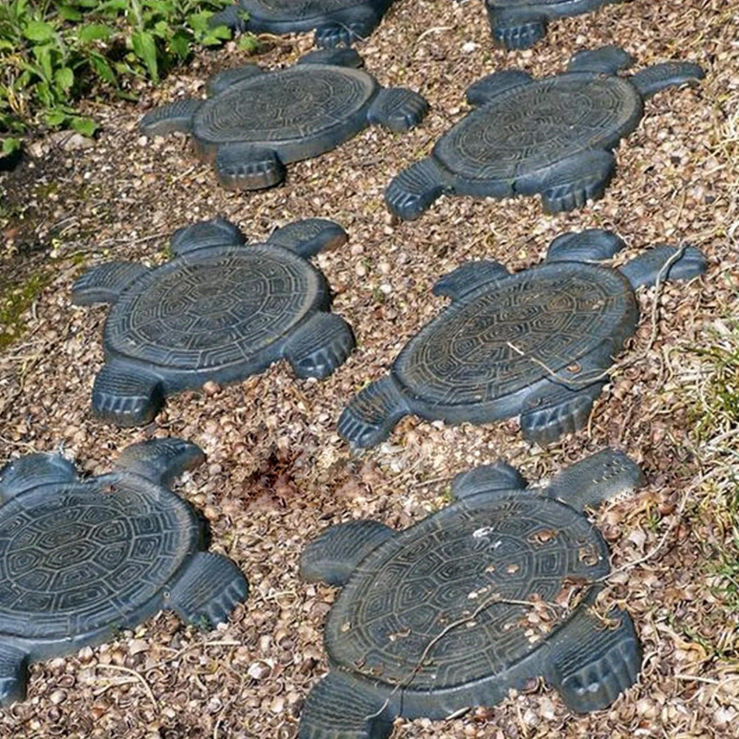 Turtle Stepping Stone Mold Concrete Cement Mould Tortoise Garden Paving  Path