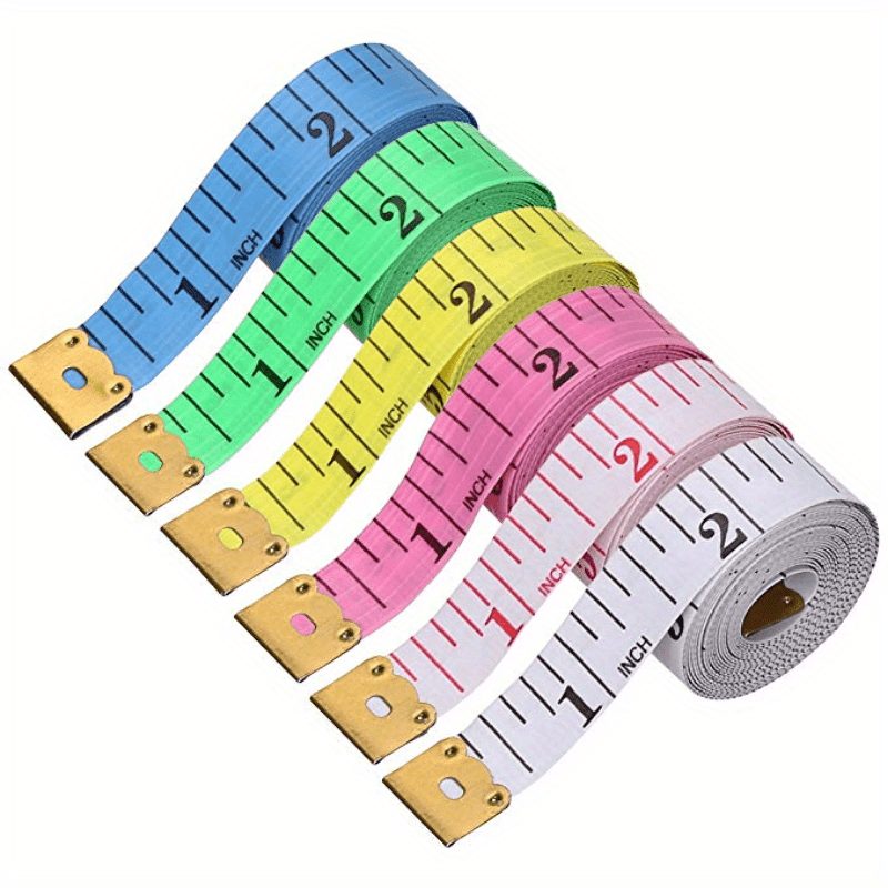 Cinta métrica para cinta métrica corporal, (paquete de 2) pulgadas de doble  cara y cm, portátil, herramienta de regla suave retráctil para mediciones