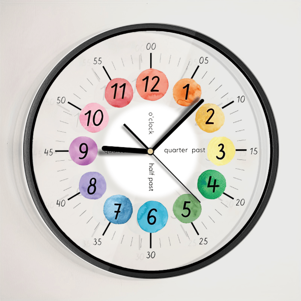 1pc, Gran Reloj De Pared De Metal, Silencioso Sin Tictac, Alimentado Por  Batería De Cuarzo, Para Decoración De Sala De Estar, Moderno Y Creativo  Reloj