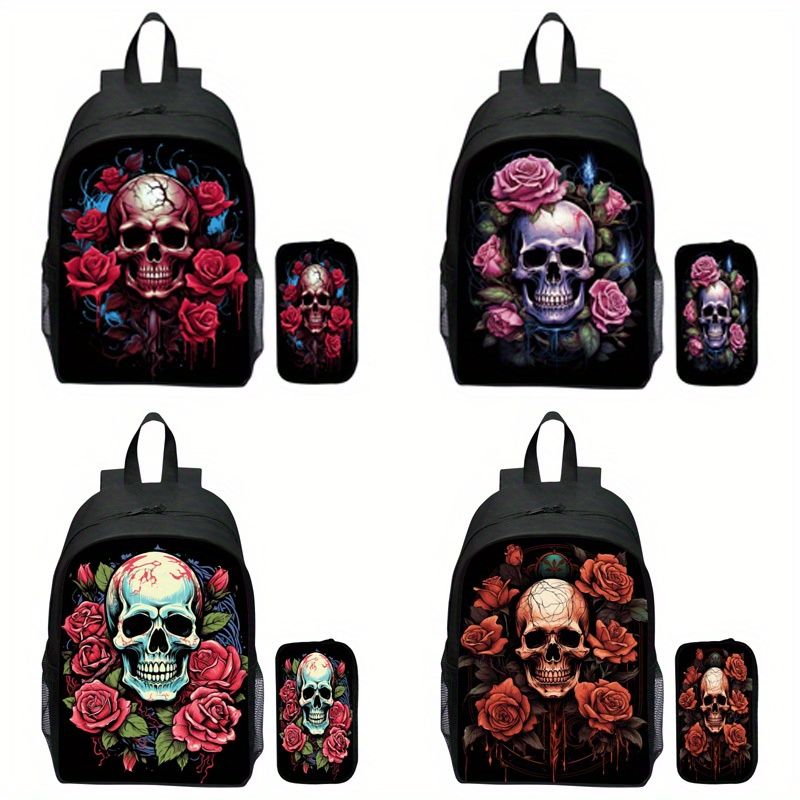 Skull Backpack - Temu