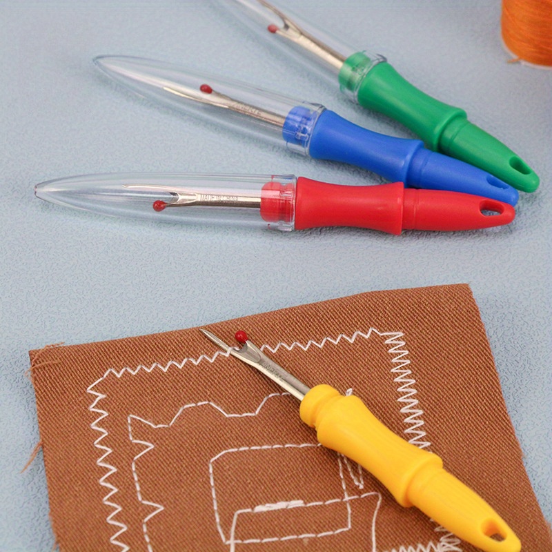 Big Eye Hand Sewing Needles 24pcs Embroidery Removal Tool Small Seam Ripper  Tag Remover For Clothes Thread Removing Cutting - Sewing Tools & Accessory  - AliExpress