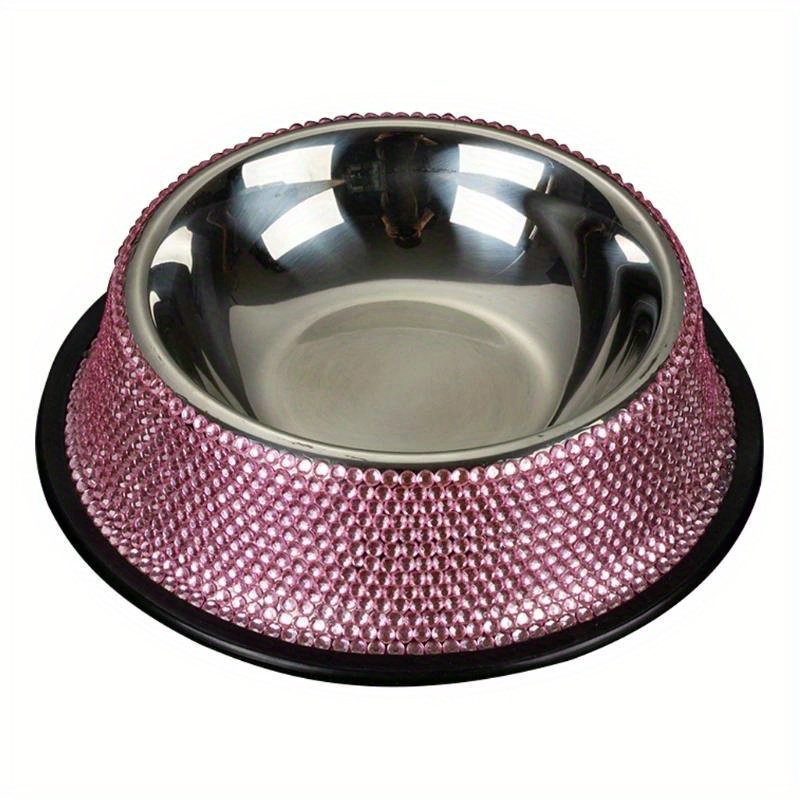 Pet Enjoy Dog Bowls Stainless Steel Dog Bowl with Non Skid Rubber  Base,Durable Food Water Dishes Dog Bowls Feeder Bowl for Small Medium Dogs  Cats