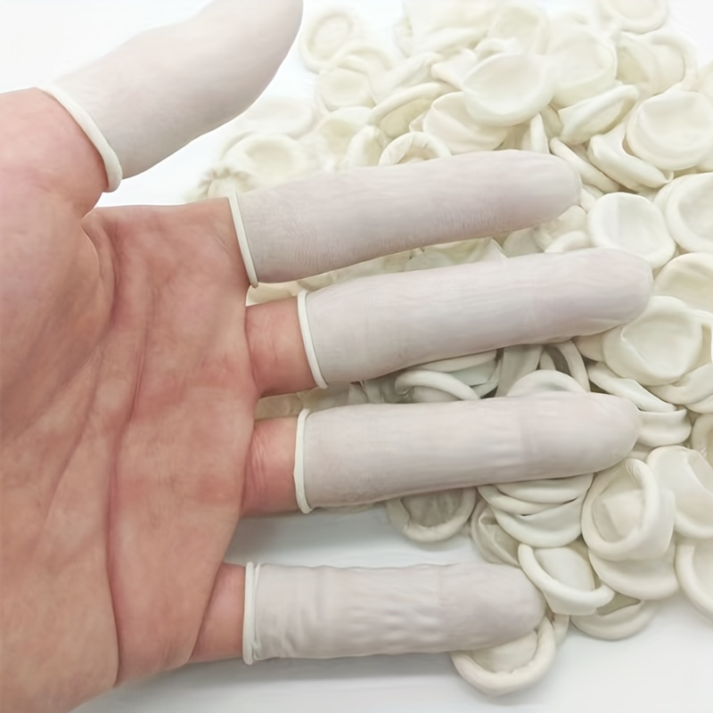 heavy duty disposable thick finger cots non slip rubber like Temu