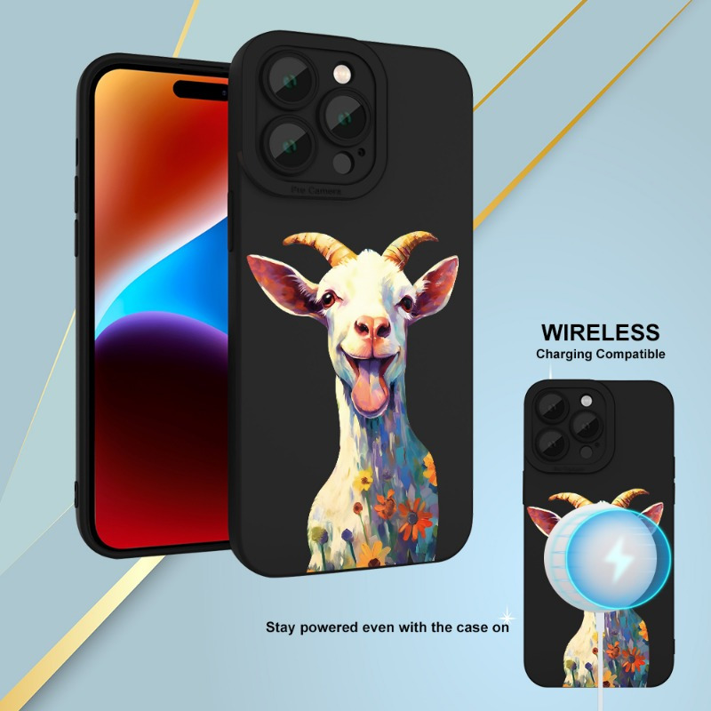 

Fool Sheep Uv Printing Soft Phone Case 360 Degree Full Protection Phone Cover For Iphone 11 12 13 14 Pro Max 15 Xr X/xs 7 8 Plus Se Mini Eid Al-adha Mubarak