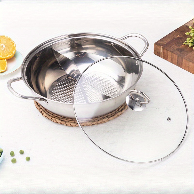 304 Stainless Steel Food Grade Soup Pot Thickened Bottomed - Temu