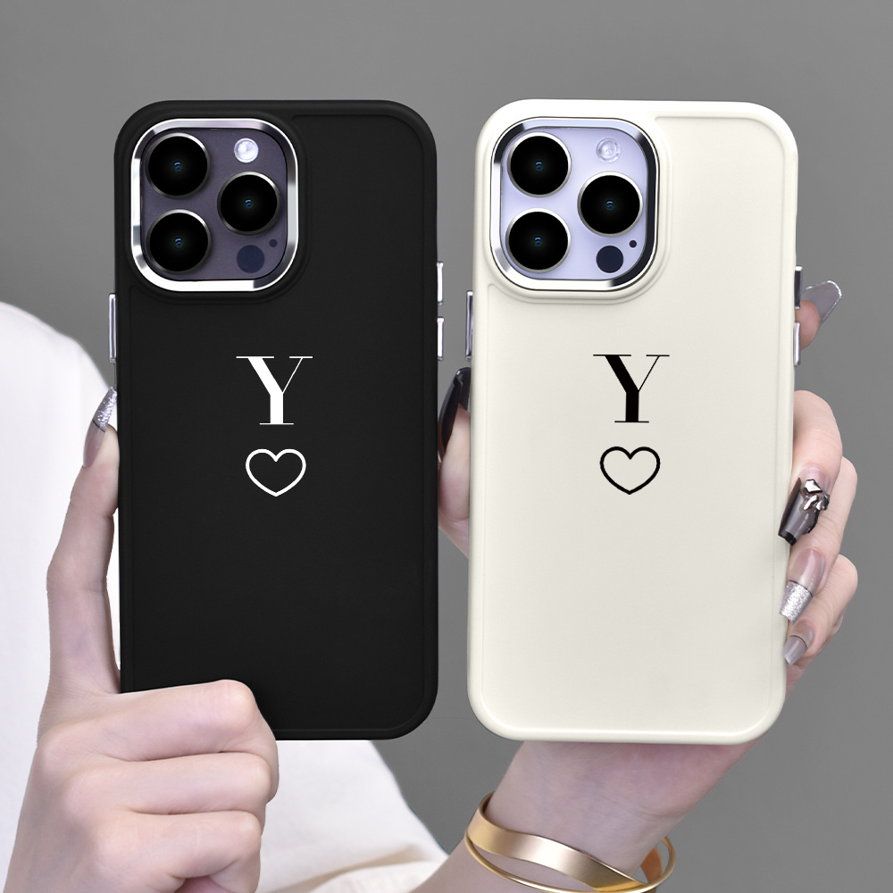 Letter Y Pattern Luxury Electroplated Camera Case Full Body Temu