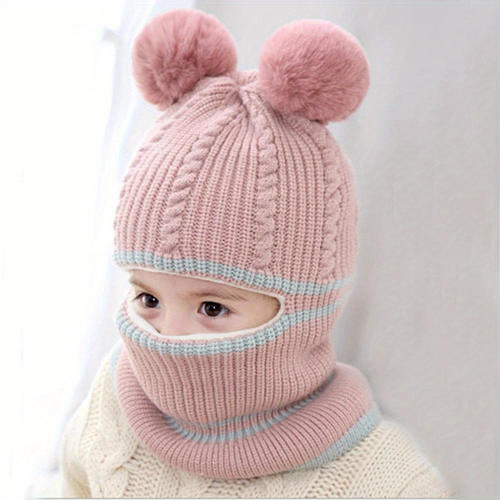 Winter cap for 1 year hot sale baby girl