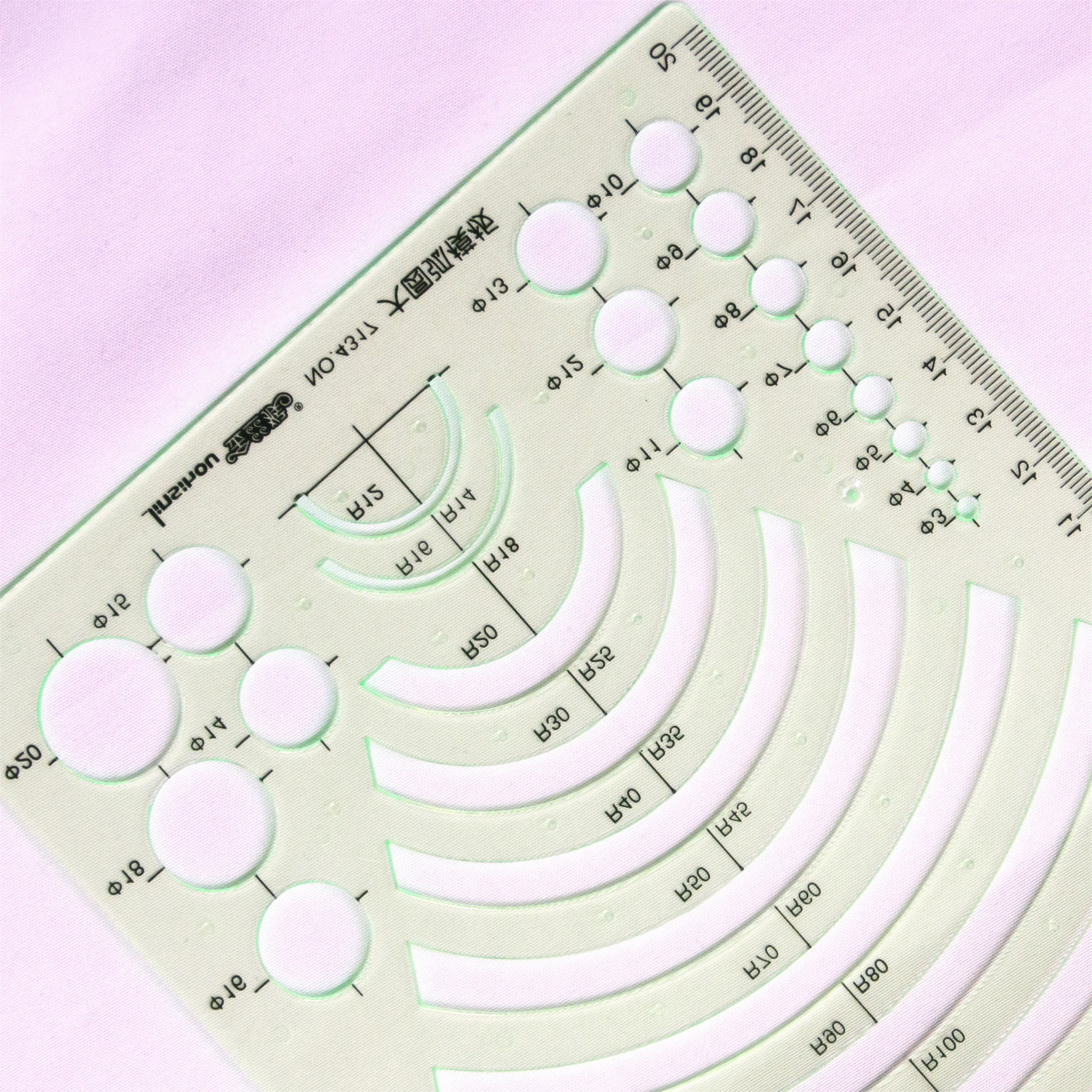 Large Arc Template Drawing Arc Template Drawing Sewing Ruler Temu