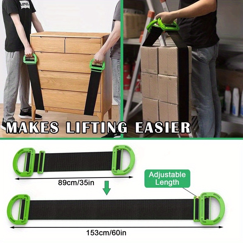 2pcs Furniture Moving Belt, Moving Rope Tension Belt, Lifting And Moving  Straps Effortlessly Move Heavy Furniture with Professional Safe Furniture  Lif