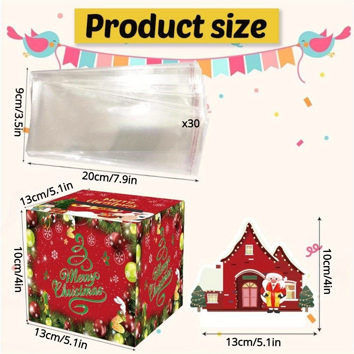 Surprise Bounce Boxes Christmas Gifts Party Supplies Gift - Temu