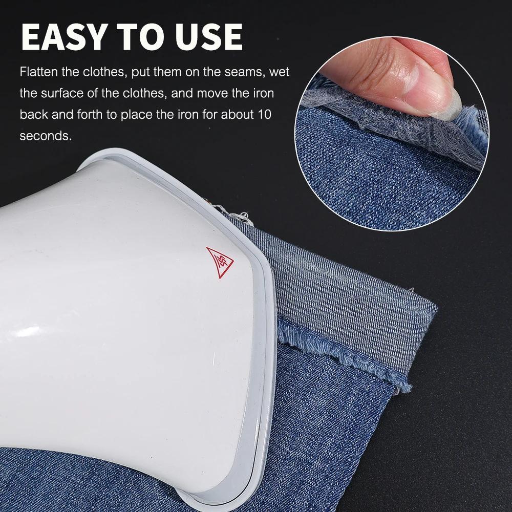 1 Roll - 60m White Double-Sided Non-Woven Interlining Adhesive Tape, Iron-On Hemming Tape for Pants & Clothes - Waterproof, Easy Edge Shortening & Repair Solution, Ideal for DIY Sewing Projects, Clothing Repair|DIY Fashion Accessory|Adhesive Hem Tape