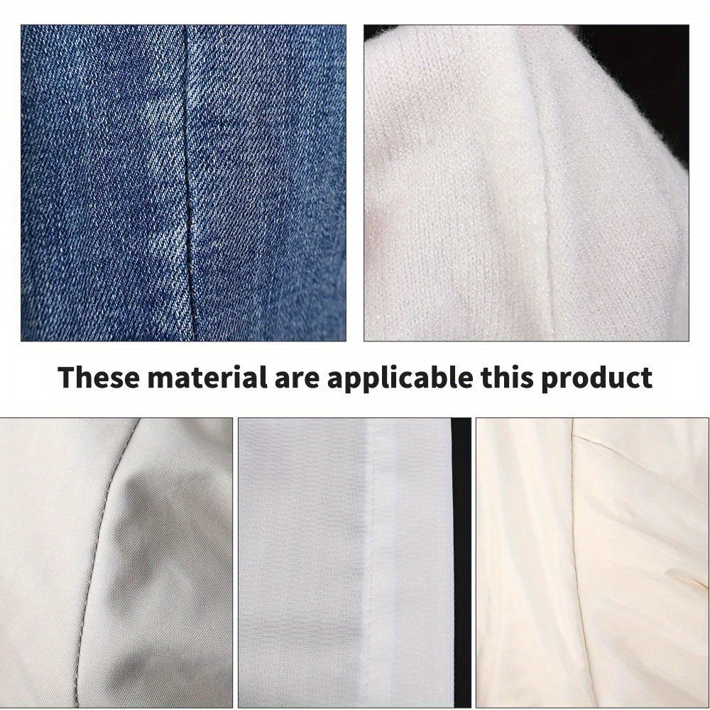 1 Roll - 60m White Double-Sided Non-Woven Interlining Adhesive Tape, Iron-On Hemming Tape for Pants & Clothes - Waterproof, Easy Edge Shortening & Repair Solution, Ideal for DIY Sewing Projects, Clothing Repair|DIY Fashion Accessory|Adhesive Hem Tape