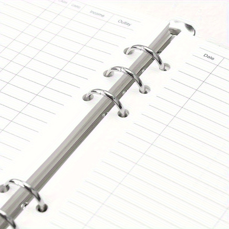 A5 Loose Leaf Notebook Refill Spiral Binder