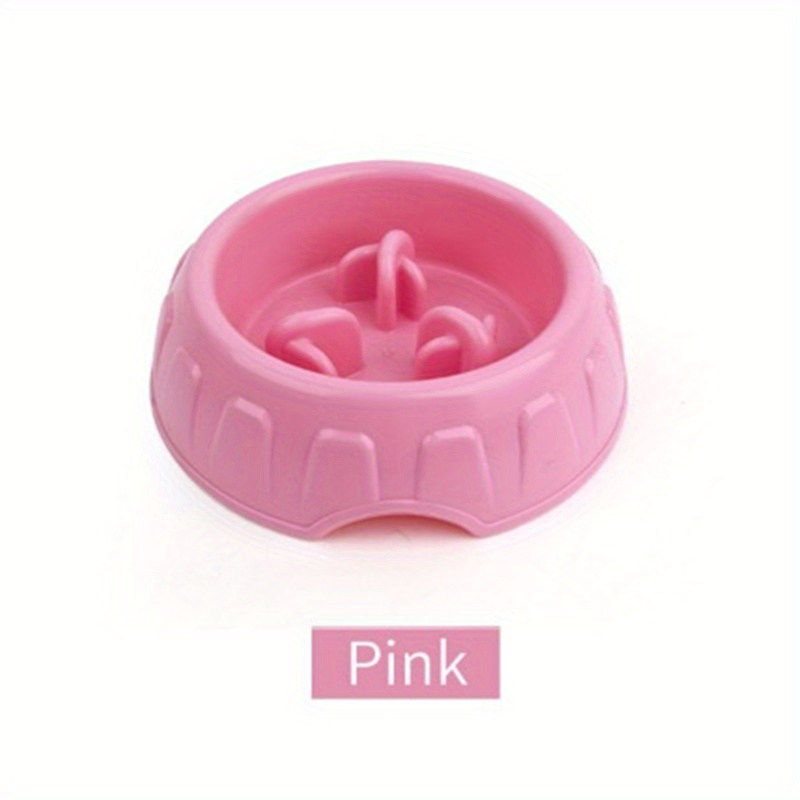 Durable Plastic Dog Slow Feeder Bowl Anti-choking Dog Puzzle Food Bowl  Water Basin For Improved Digestion - Temu