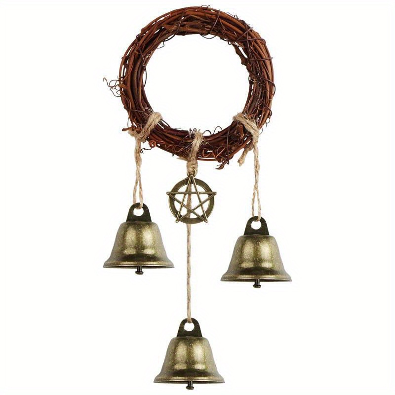 1pc, Witch Bells Witchcraft Decor Gifts, Magic Pagan Wall Home Room Door  Knob Decorative, Witches Runes Wiccan Altar Supplies