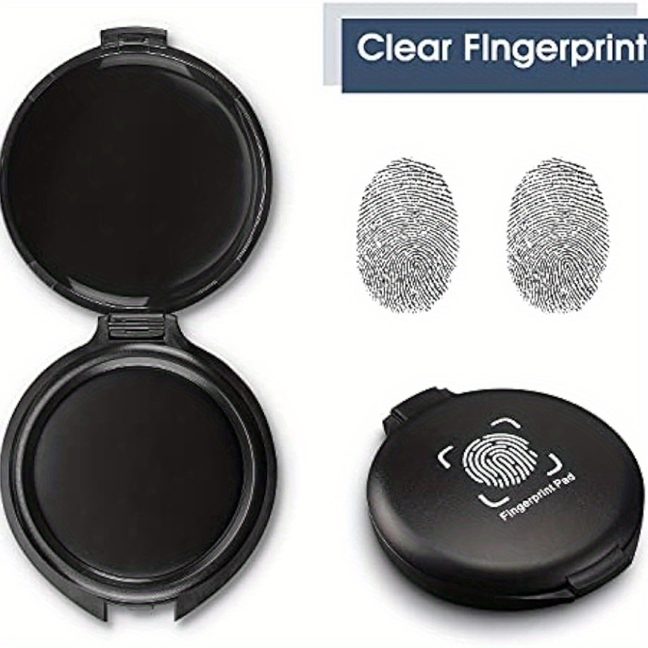 Thumbprint Fingerprint Ink Pad For Notary Supplies - Temu