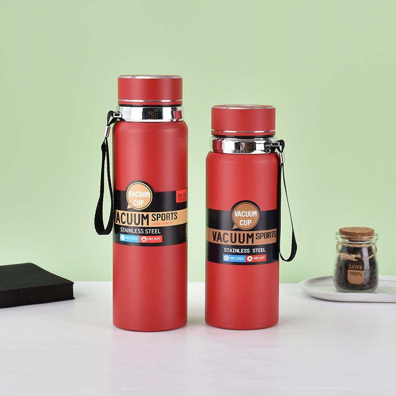 800ml Stainless Steel Insulated Water Bottle Double Layer Vacuum Cup