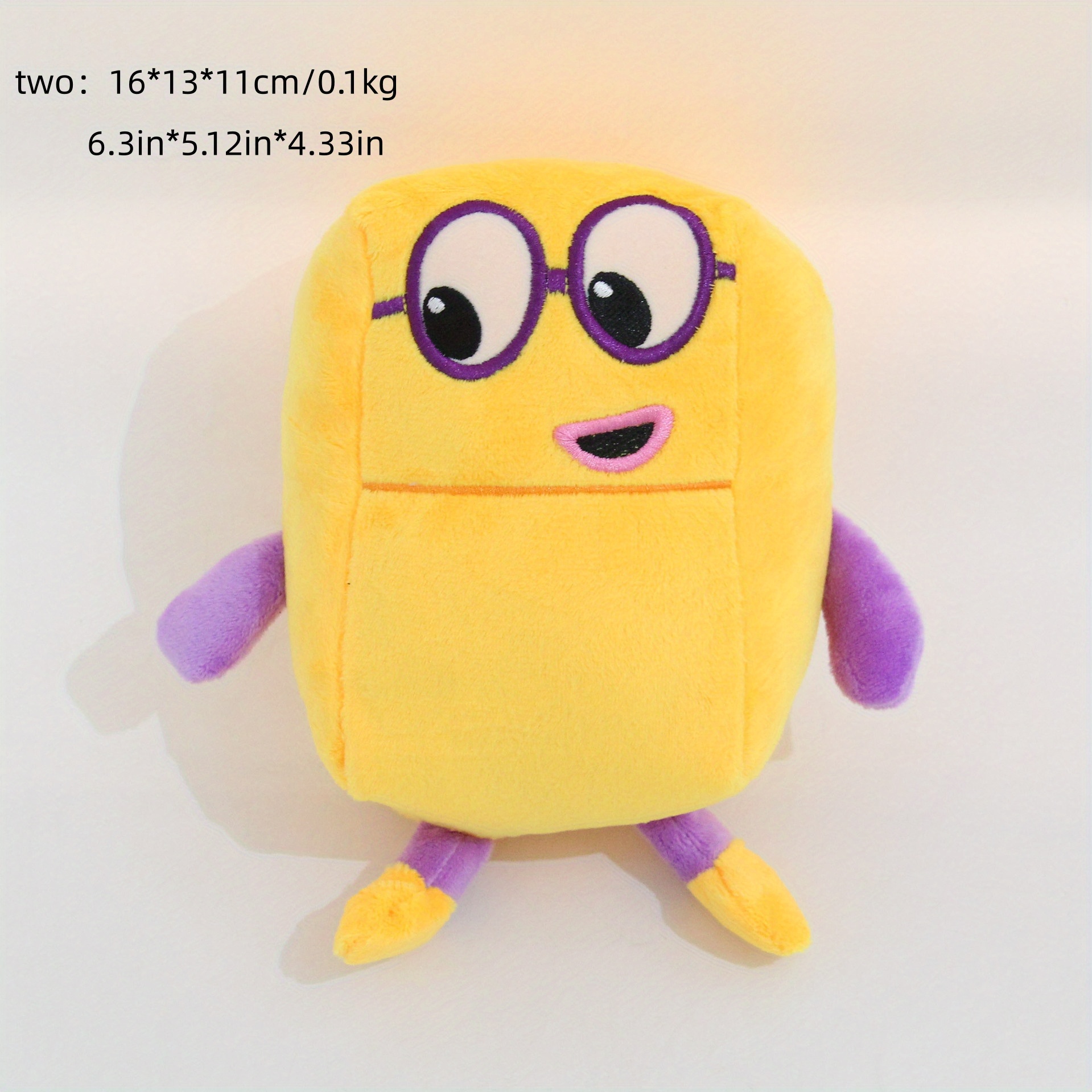 Number Blocks Plush Toys Set 1-10 Plush,10pcs Enlightenment Plush Toy