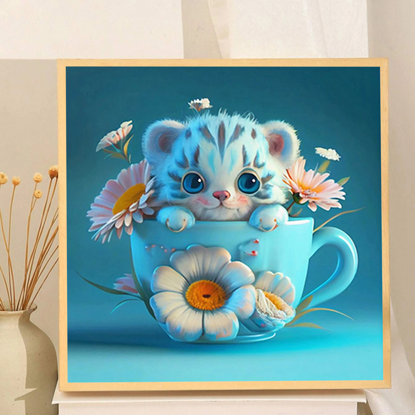 Cat Diamond Painting Kit, Painting By Diy Full Artificial Diamond Cross  Stitch, Wall Decor, Home Art Diamond Painting Lovers Handmade Gifts,  Enhance And Boost Concentration, Home Decor, Room Decor, Halloween  Thanksgiving Christmas