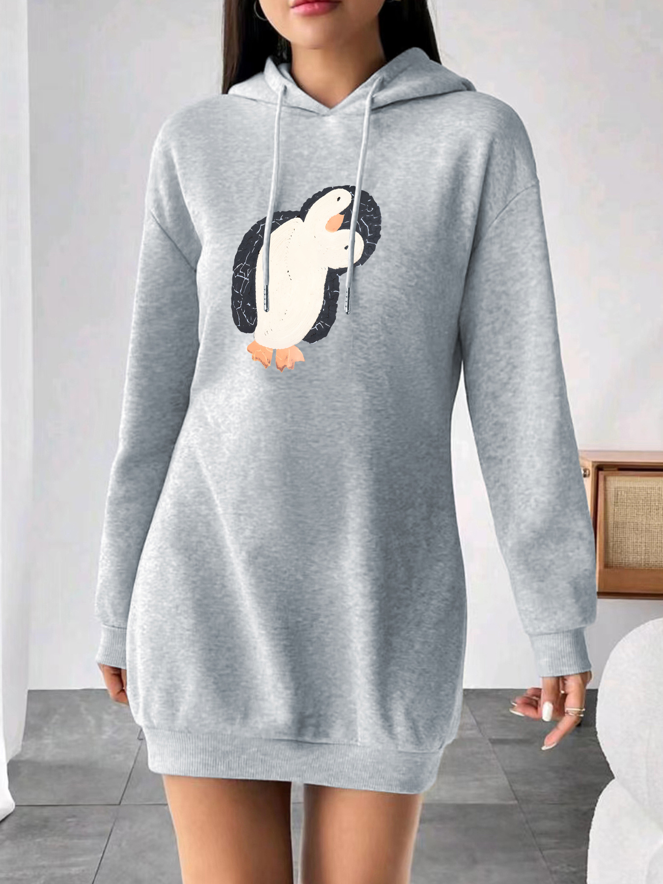 Penguin store hoodie women's