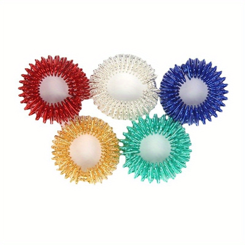 30pcs Mini Spring Finger Massage Ring - 2.49x1