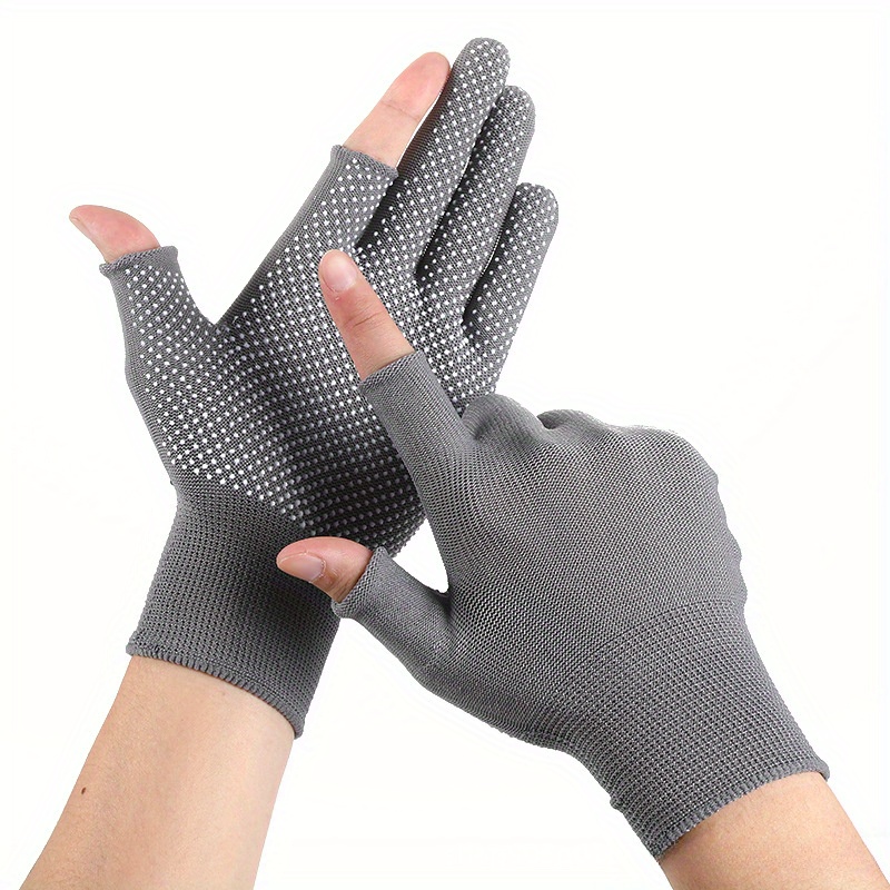 Breathable Half Finger Sun Protection Gloves Men Ideal - Temu New Zealand