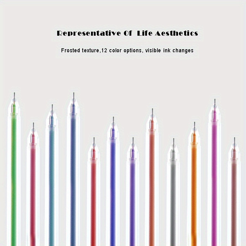 Color Pens, Multicolor Pens, Ballpoint Pens, Colorful Pens, Various Color  Pen, Pack of 10, Color Pens Set 