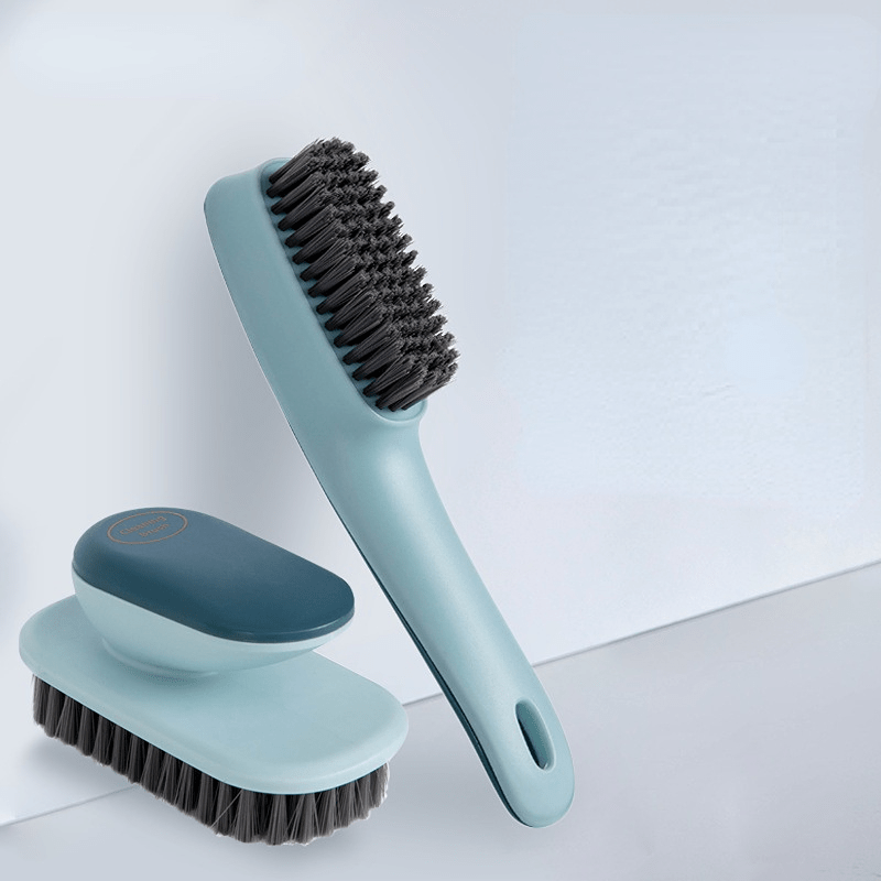 2pcs Brosse à lessive Brosse à chaussures Brosse de nettoyage de chaussures  Brosse de gommage Brosse pour taches, ménage nettoyage vêtements Chaussures  de frottement, brosses de nettoyage ménager Bathro