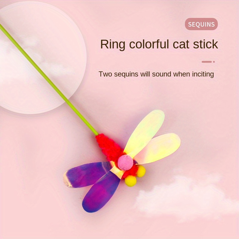 1pc Carino Design Cartone Animato Gatto Teaser Stick - Temu Italy