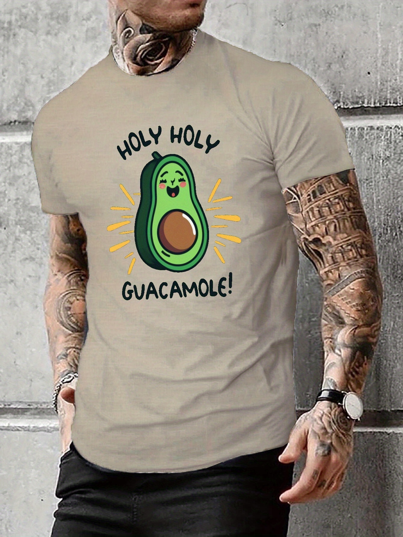 Camiseta Con Estampado Gr fico De Aguacate De Anime Para Temu Chile