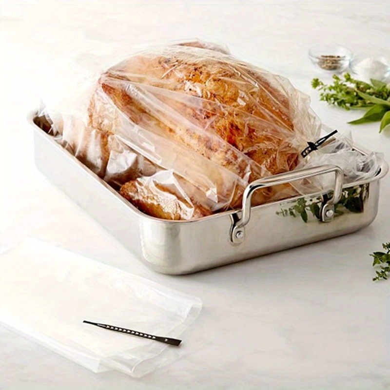 10/20pcs Turkey Bag Oven Roasting Bags Baking Sleeve Slow Cooker