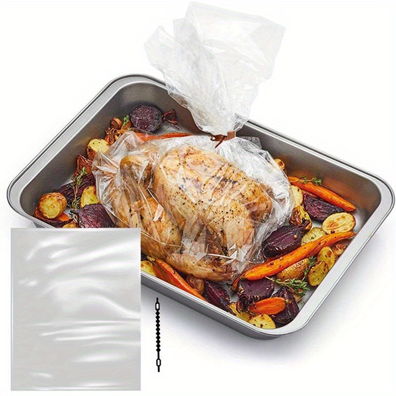 Oven Roasting Bags, Turkey Bag, Baking Sleeve Slow Cooker Turkey Baking Bag,  Pot Liners For Cooking, Kitchen Gadget, Kitchen Baking Supplies - Temu