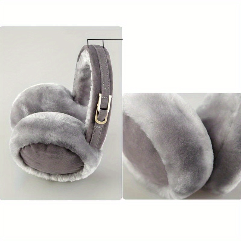 Adjustable winter Warm Furry Ear Muffs Comfy Soft Snow Outdoor Winter  comfortable Earmuff Ear Cover