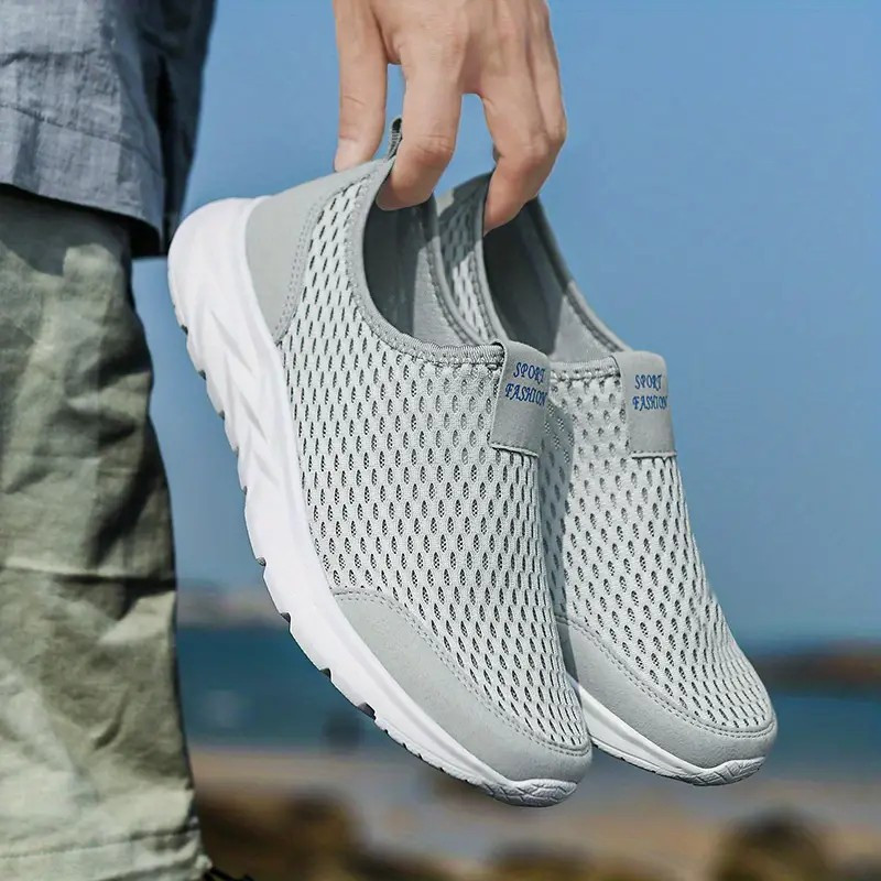 

Men's Breathable Casual Shoes Non Slip Lightweight Slip On Comfy For Outdoor Jogging Walking Workout