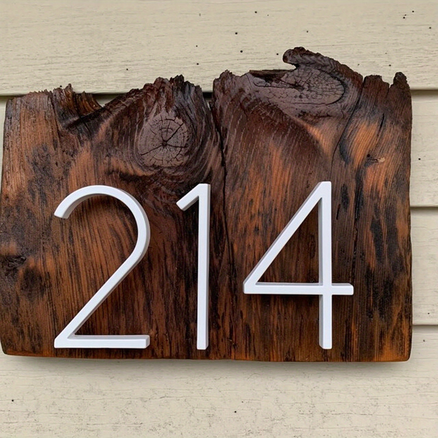 Floating Exterior House Number Black Zinc Alloy Numbers - Temu