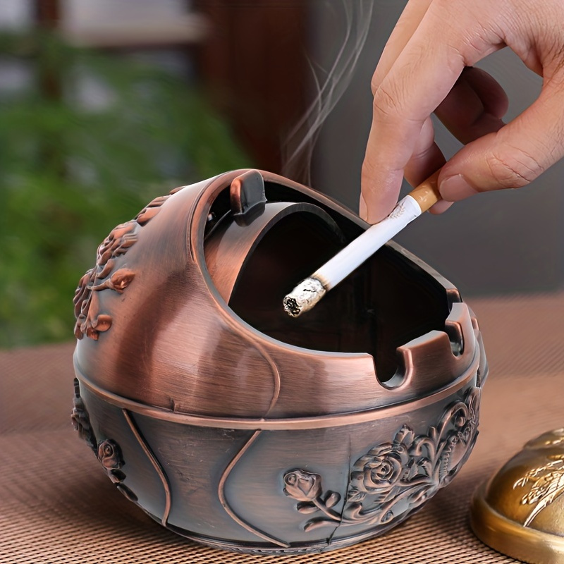 1 Stück, Kreativer Zigarren-aschenbecher, Metall-aschenbecher