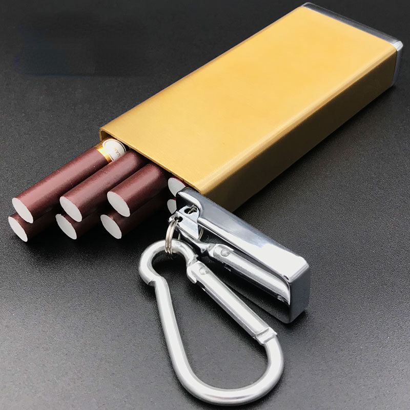 Square Mini Cigarette Box Portable Ashtray Multifunctional - Temu