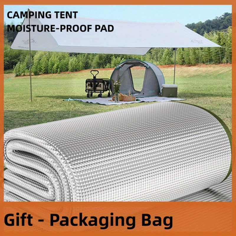 

1pc Outdoor Camping Moisture-proof Mat, Waterproof Thickened Beach Mat, Portable Picnic Mat For Camping Hiking