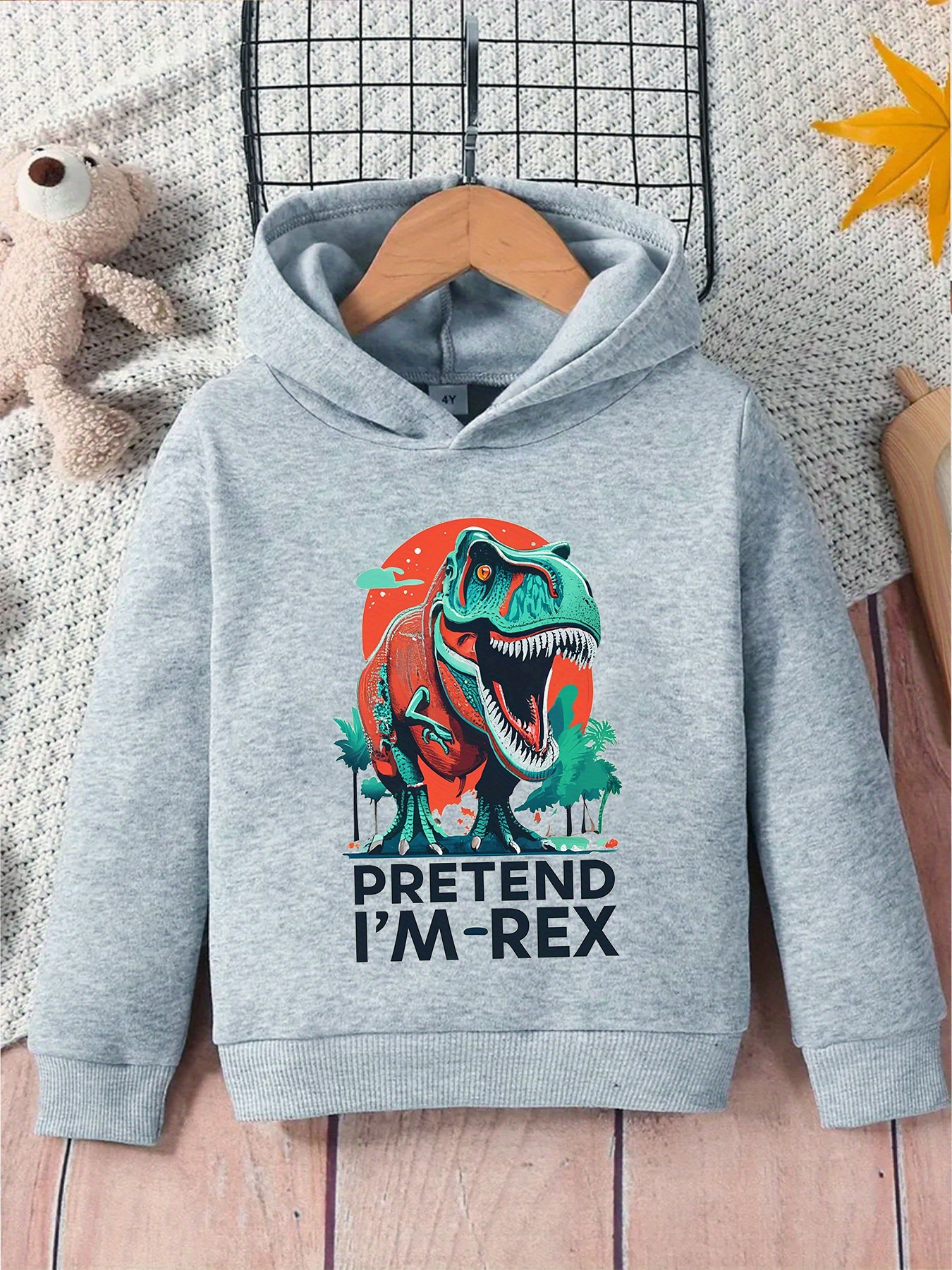 Sudadera Estampado Esqueleto Dinosaurio Luminoso Adecuada - Temu Chile