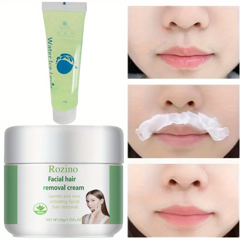 Aloe Vera Facial Hair Removal Cream With Aloe Vera Solution Gentle Suitable For Both Women And Men