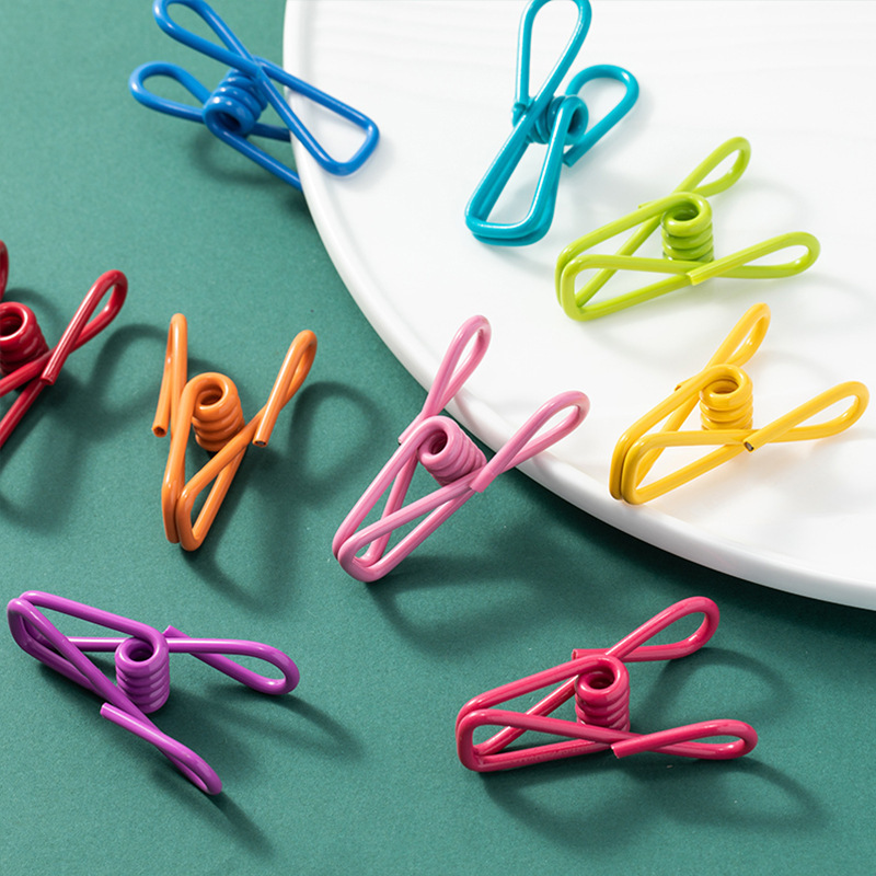  Chip Clips, Utility PVC-Coated Steel Clip for Food Package,  Chips Bag, Clothes, Parper, Pack of 16, 2 Inch : Home & Kitchen