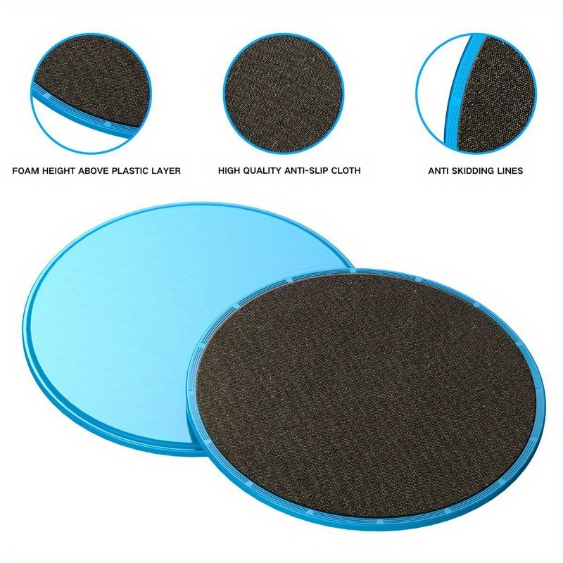 Yoga Pilates Sliding Discs Leg Slimming Muscle Training Pads - Temu