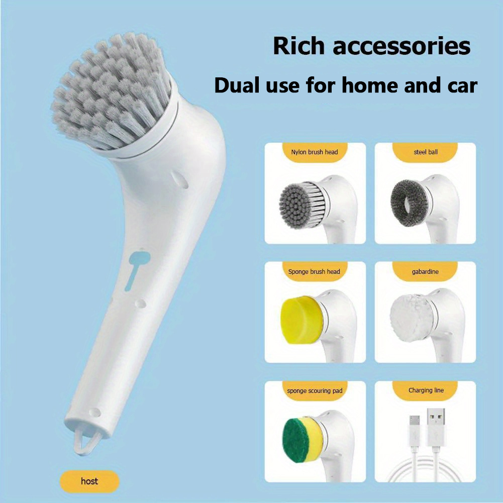 5 In1 Multifunctional Electric Cleaning Brush Car Cleaning - Temu