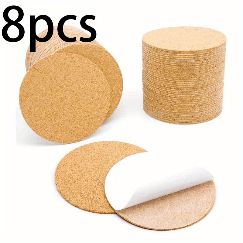 8pcs Cork Coasters For Diamond Art Backing, 3.7 Inch Self-Adhesive Cork  Board For Diamond Painting Coasters, Blank Cork Mat For DIY Adult Craft  Access