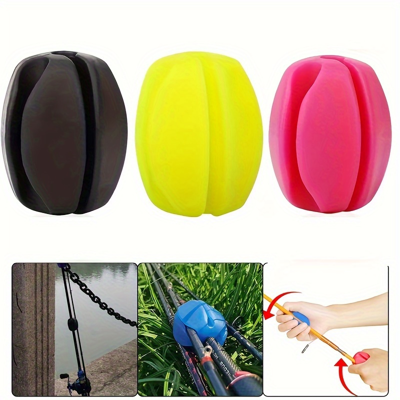 Reusable Fishing Rod Holder Plastic Egg shaped Tie Downs - Temu