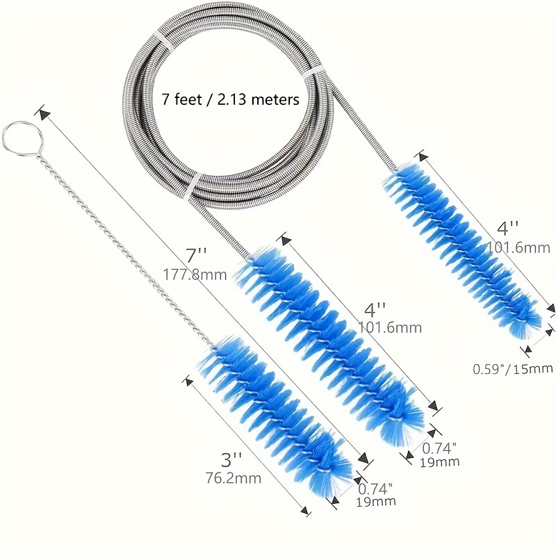 Flexible wire online brush