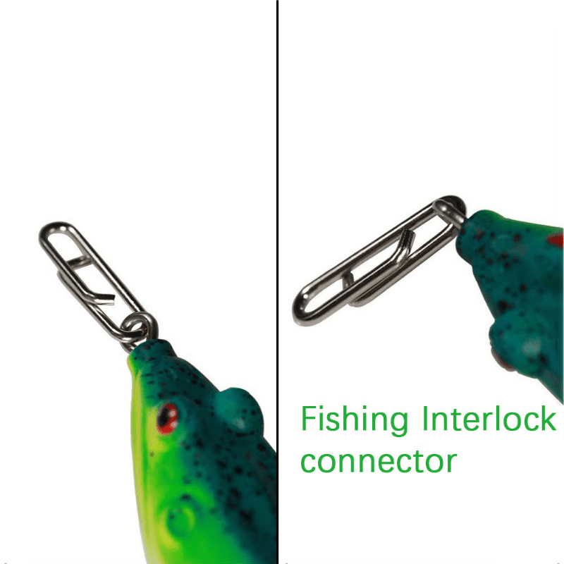 Fishing Interlock Snap Fast Clips Stainless Steel Lure Hook - Temu