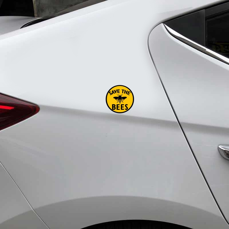 Cute Save Bee Vinyl Car Sticker Decals Add Temu
