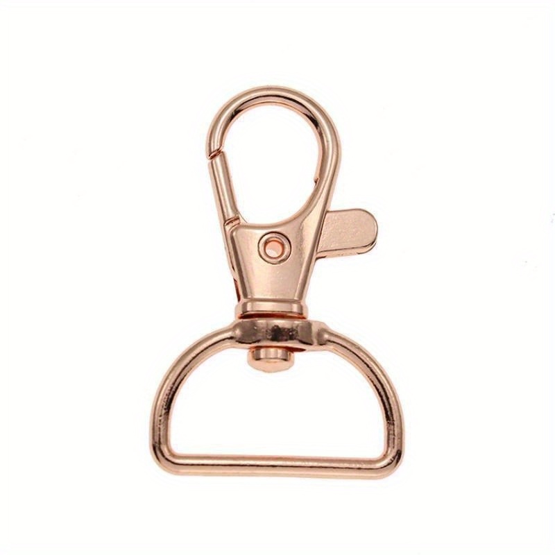 20pcs Alloy Key Chain Clip Hooks, Swivel Clasps Lanyard Snap Hook, Keychain Hooks for Lanyard Key Rings,Temu