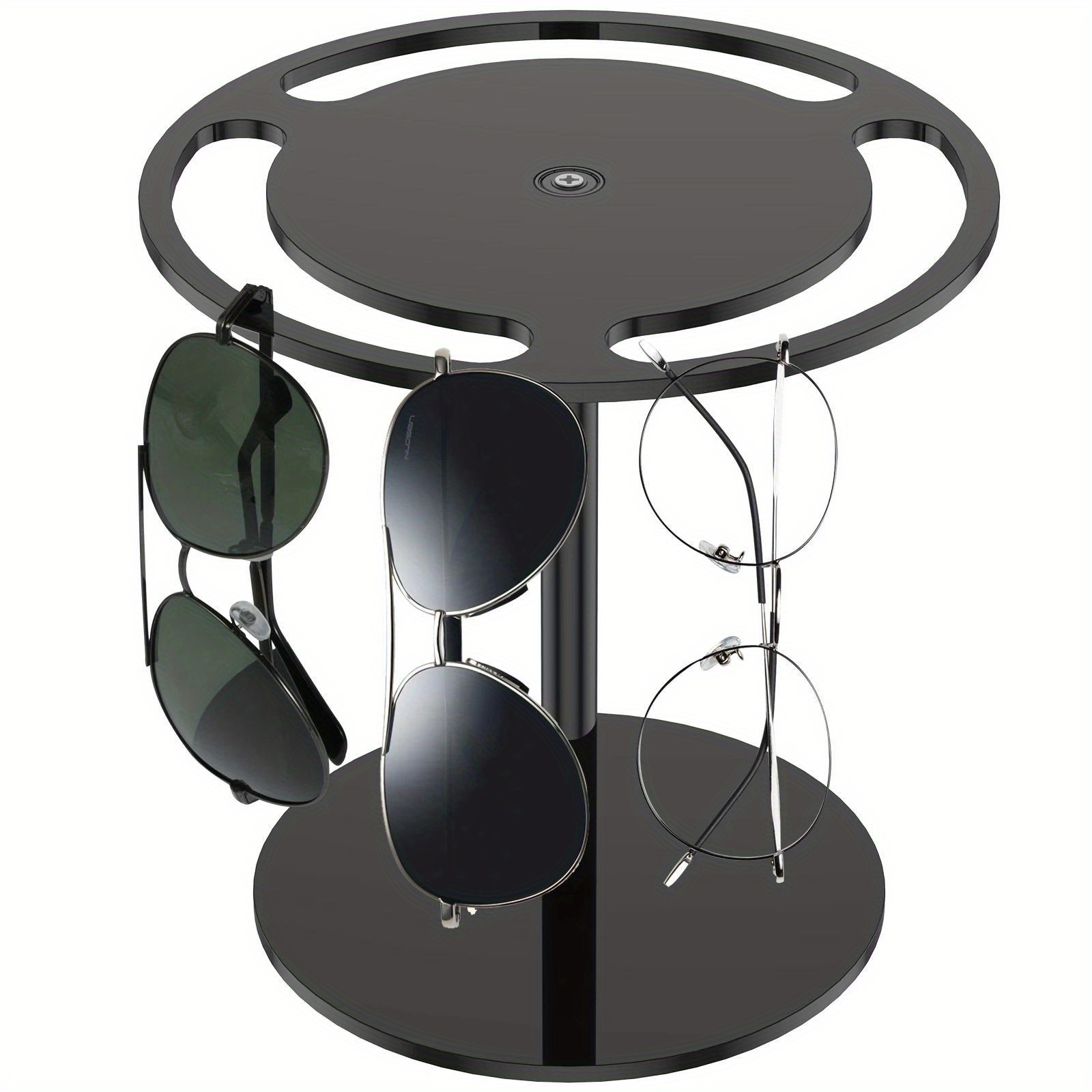 Acryl Sonnenbrillenhalter Ständer Mit 360 Grad Drehbarem Brillenständer  Transparente Brillen Tischorganizer Neu